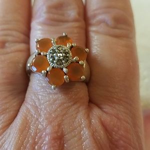 Genuine Gemstone Sterling Silver Ring